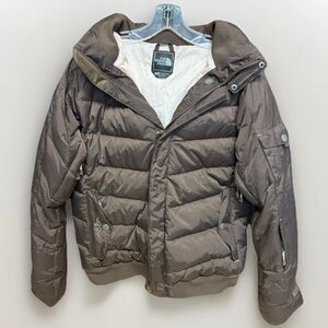 The North Face Women's Brown Full Zip 600 Fill Down Jacket in Size XL #5392